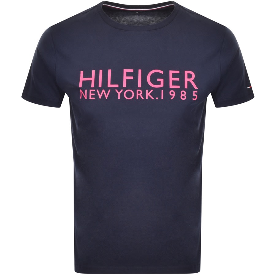 Alternative Image for ProductTommy Hilfiger Logo T Shirt Navy1
